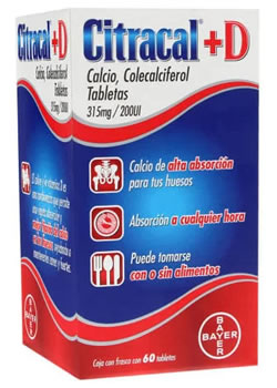 Complemento vitamínico Citracal +D