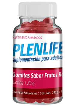 Complemento vitamínico Plenlife Biotina + Zinc