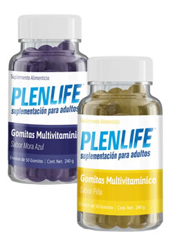 Complemento vitaminico Plenlife Gomitas Multivitamínco