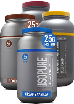 Suplemento proteico Isopure Zero Carb varios sabores