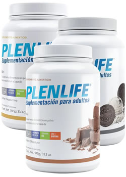 Suplemento proteico PLENLIFE Suplementación para adultos varios sabores